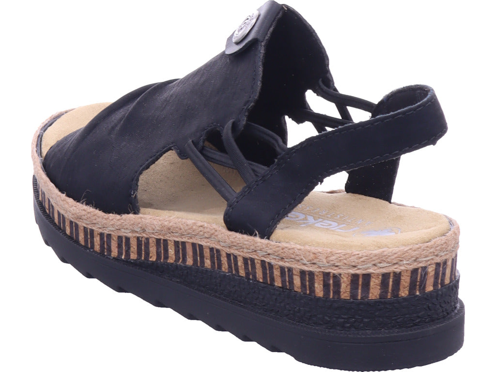 Rieker Women's Sandals Fsk Women's Sandals in black