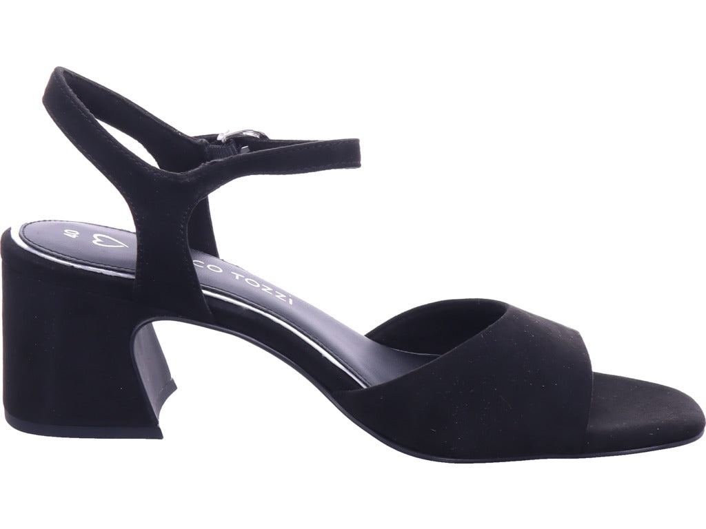 Marco Tozzi Damen Sandale  in schwarz
