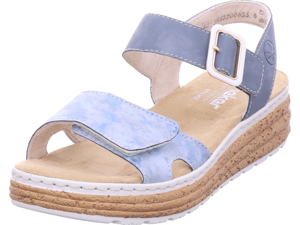 Rieker Women's Sandal Fsk Women's Sandals in blue