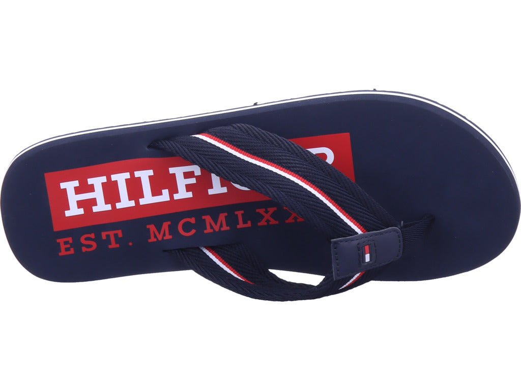 Tommy Hilfiger Men's Pool Slides in Blue