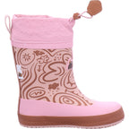 Affenzahn Jungen Gummistiefel Rainboot Vegan Plashy Reh in rose