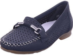 Rieker Damen Slipper Fsk Damen Halbschuhe in blau