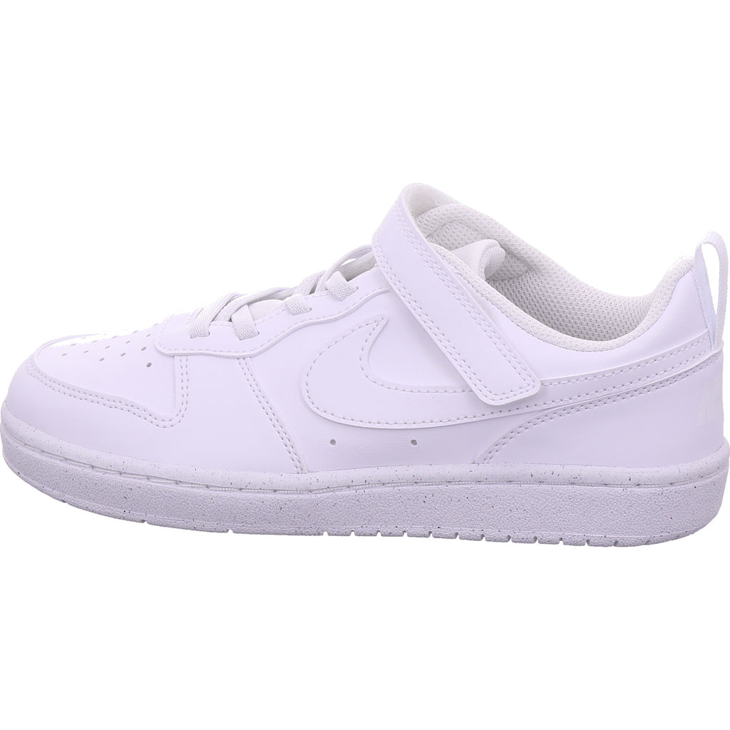 Nike Jungen Halbschuh Court Borough Low Recraft in weiß