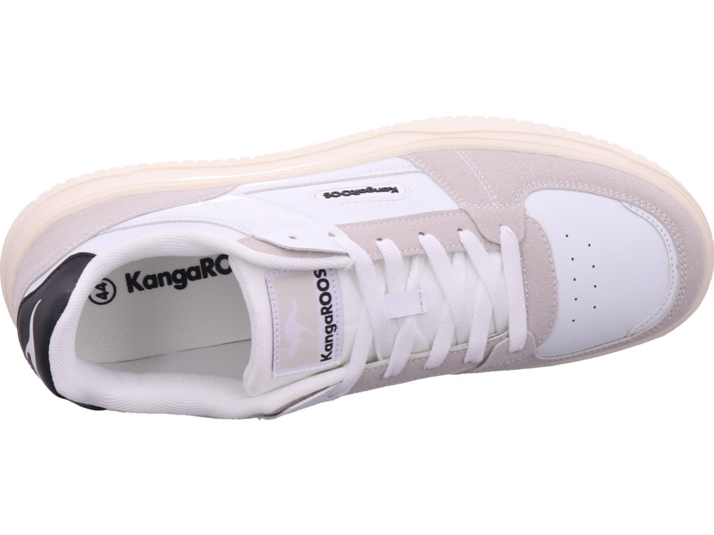 KangaRoos Men's Low Top Sneaker in White