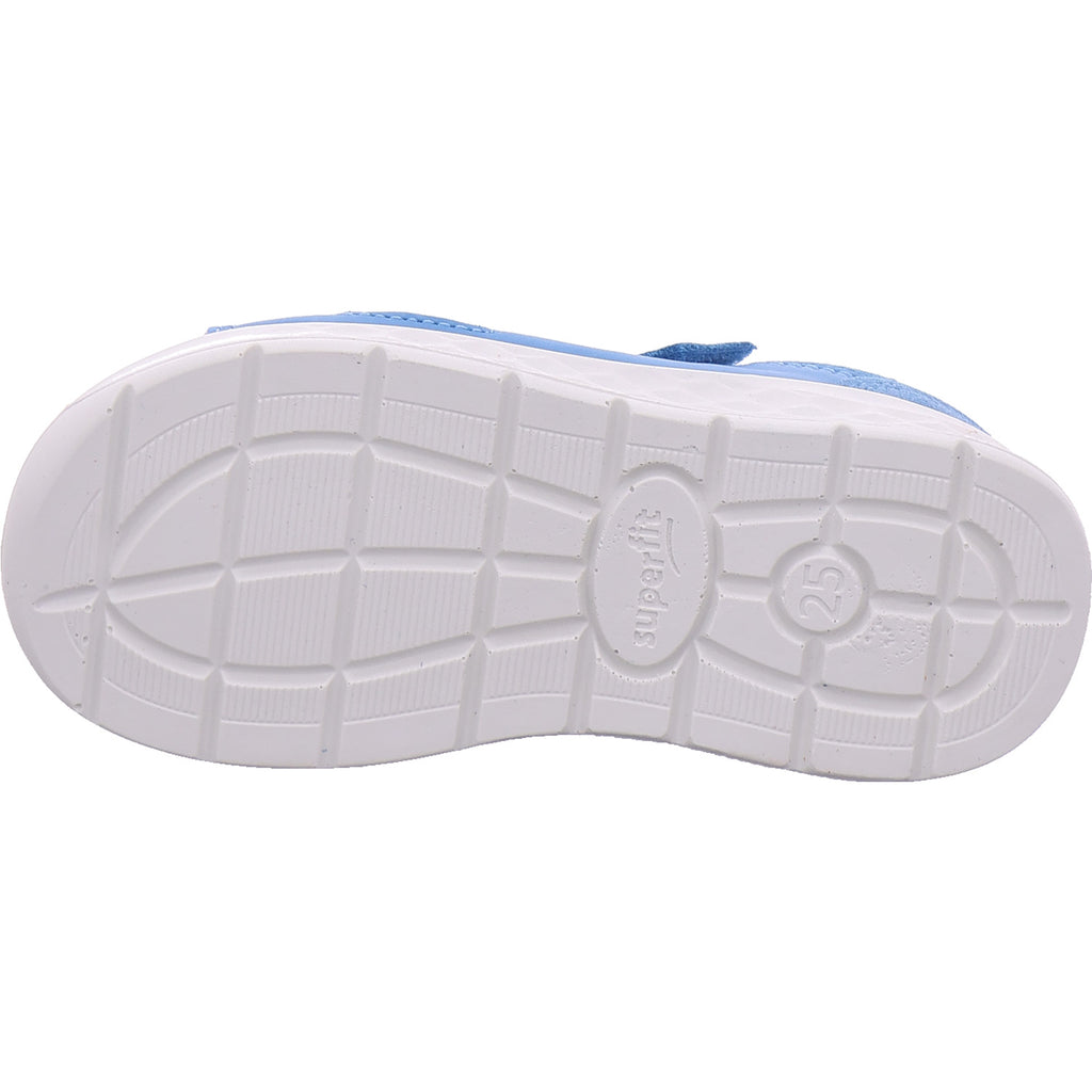 Superfit Jungen Sandale Sandale Leder \ Lagoon in blau
