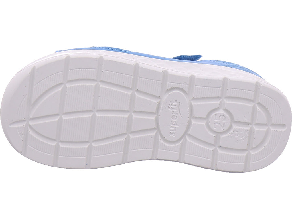 Superfit Jungen Sandalette Sandale Leder \ Lagoon in blau