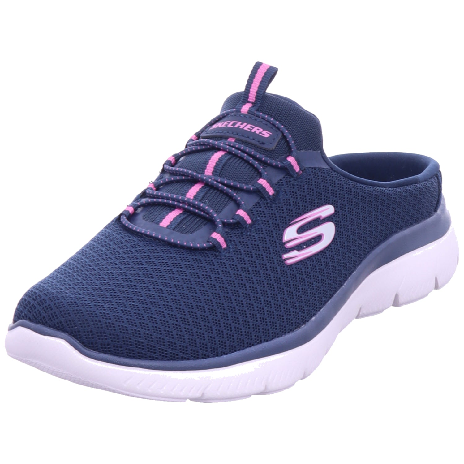 SKECHERS Damen Pantolette Summits Swift Step in blau