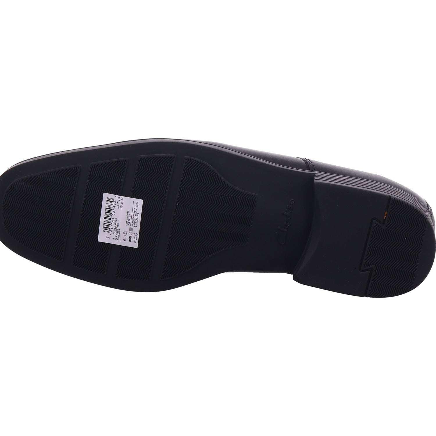 Clarks Herren Halbschuh Tilden Walk in schwarz