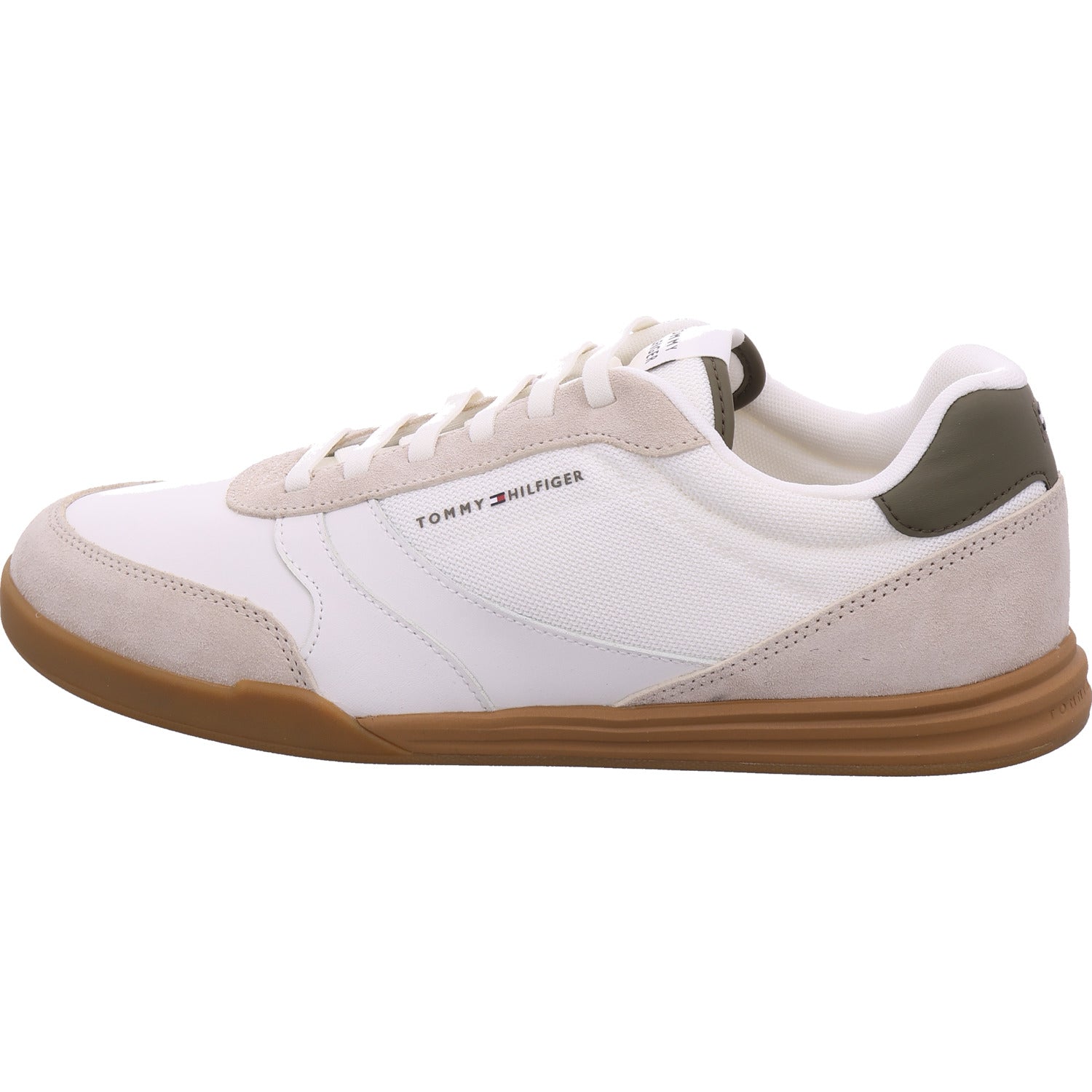 Tommy Hilfiger Men's Sneakers Lopro Lth Mix Rwb in White