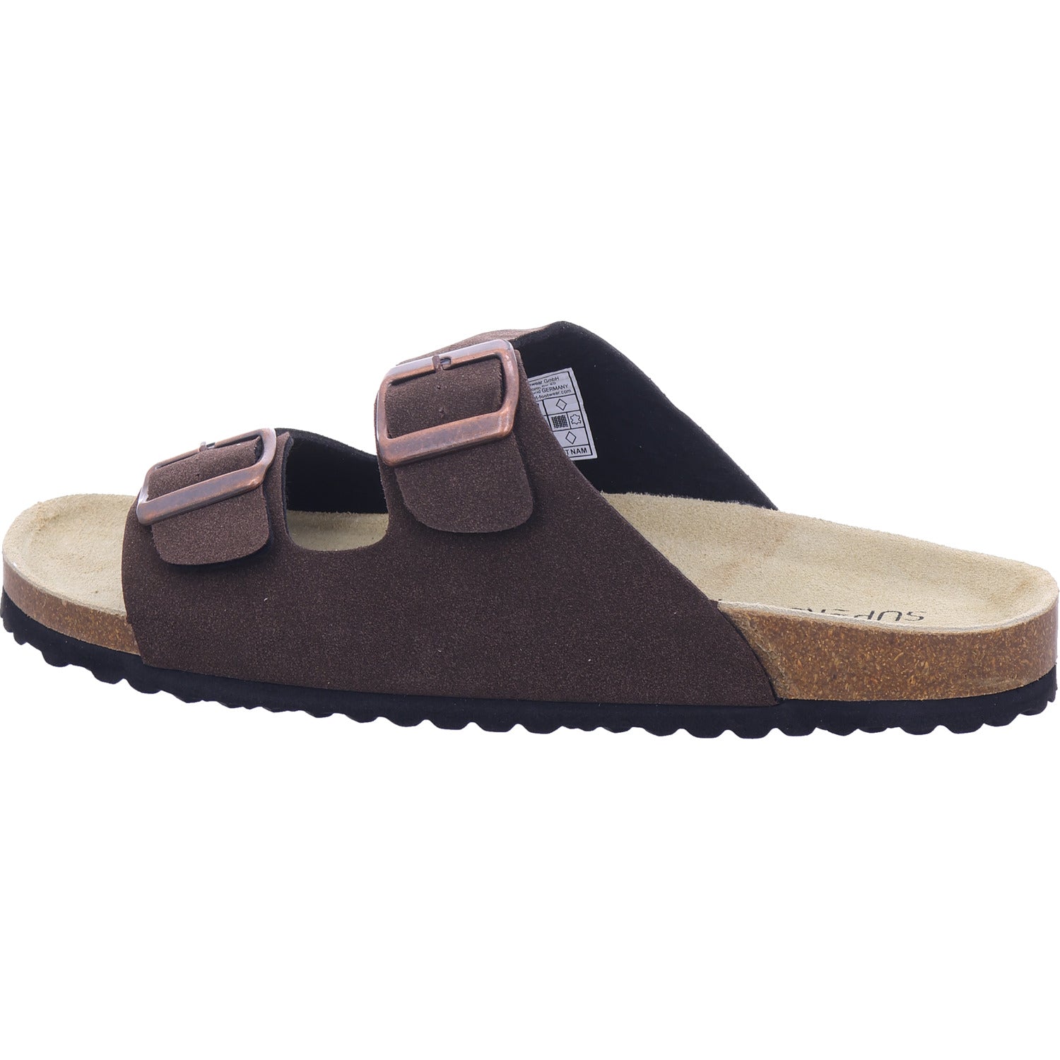 Planet Footwear Herren Pantolette He.-Tieffussbett Pantoletten in braun