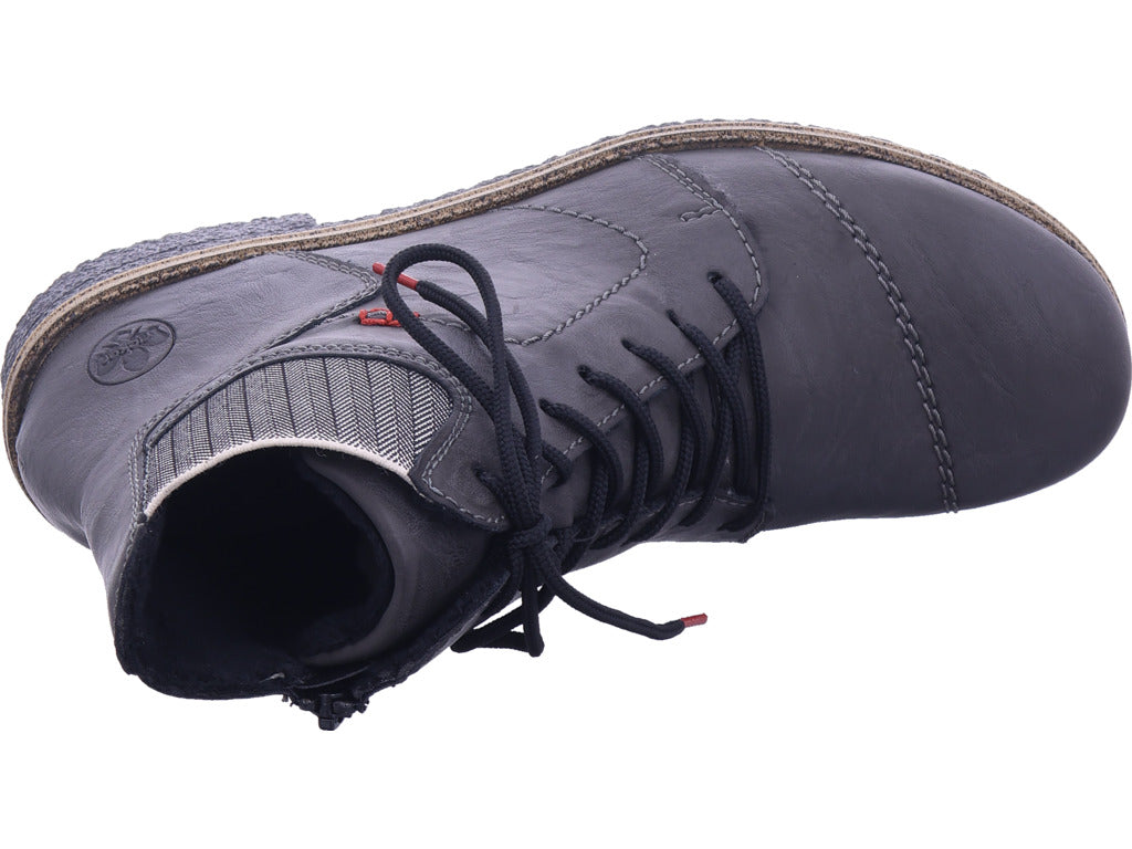 Rieker Damen Stiefel Hwk Damen Stiefel in grau