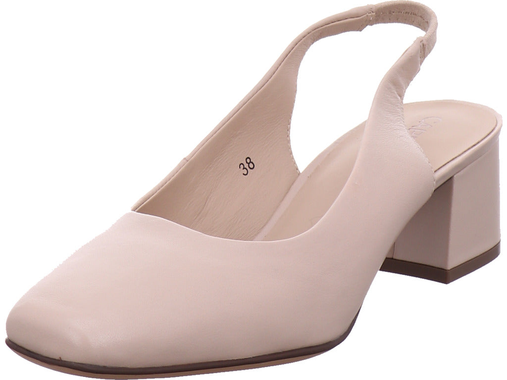 Caprice Damen Pump Women Sling in beige