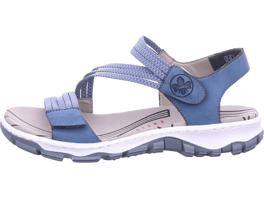 Rieker Women's Mule in blue