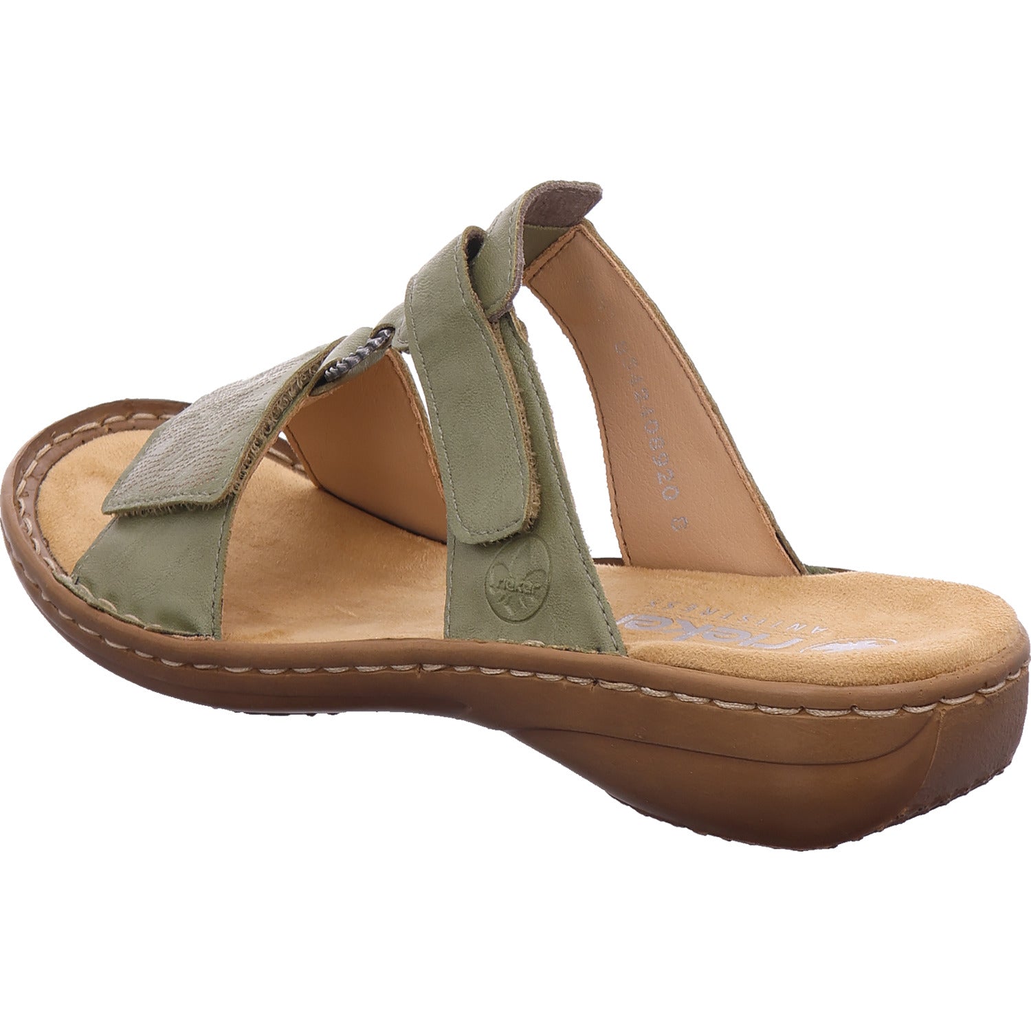 Rieker Damen Pantolette  in grün