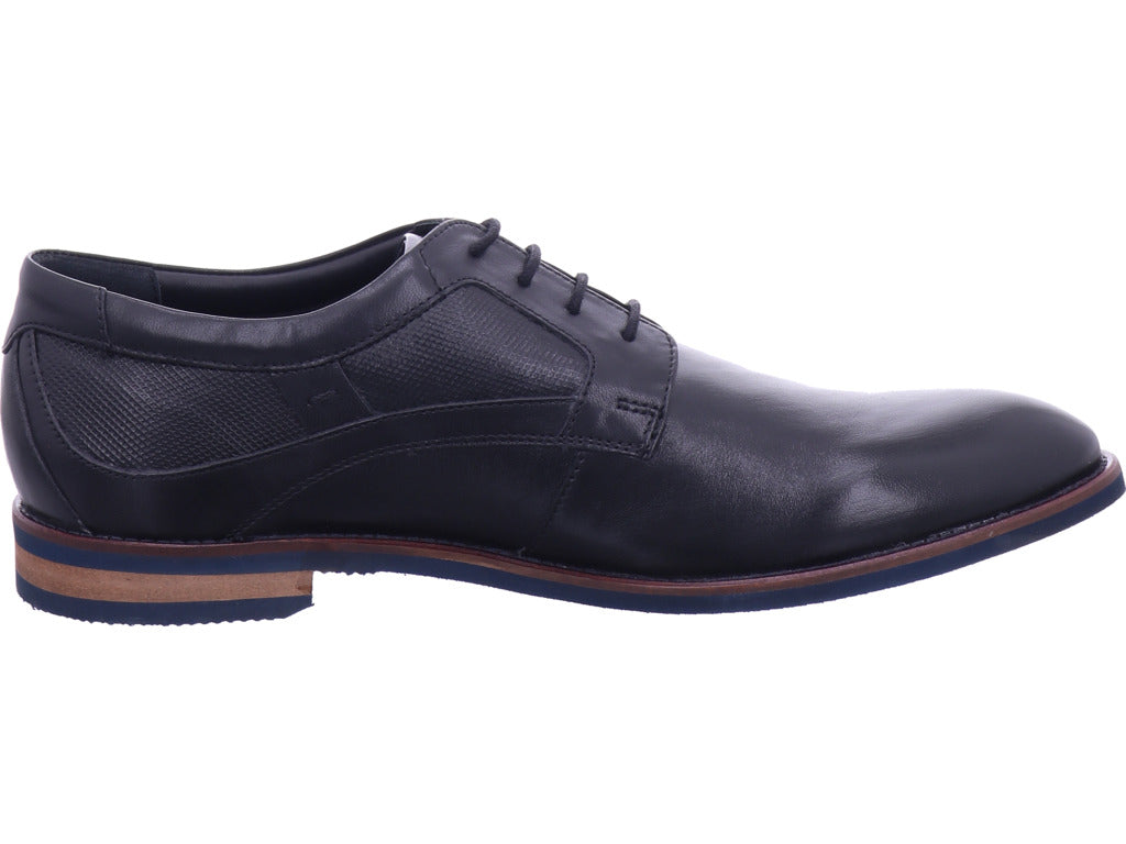 Mustang Herren Businessschuh Schwarz Metrometro in schwarz