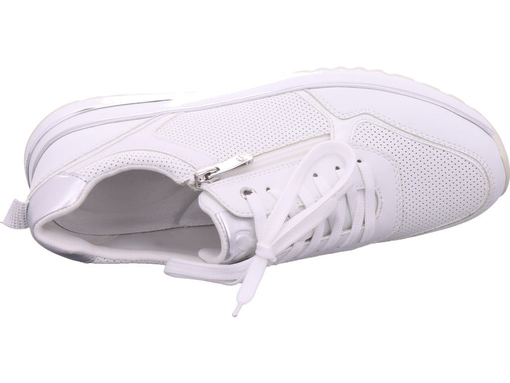 Marco Tozzi women's sneakers in white