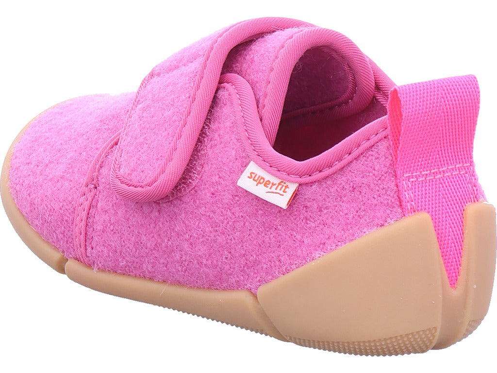Superfit Girls' Textile Slipper \ Venti in red