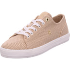 Tommy Hilfiger Damen Sneaker Th Webbing Summer Sandal in beige