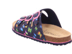 Indigo Mule Deep Footbed Mules in Blue
