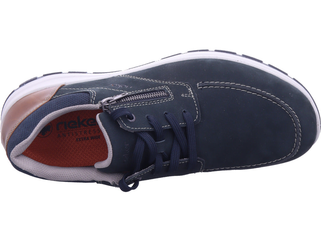 Rieker men's low shoes Fsk men's low shoes in blue