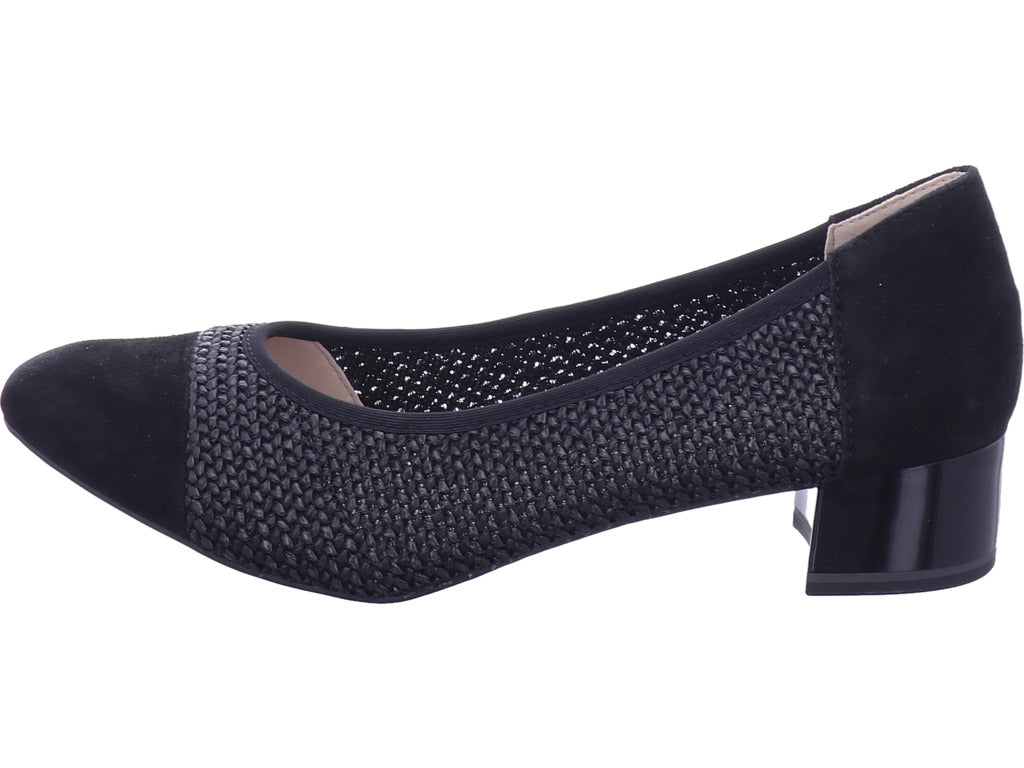 Caprice Damen Pump Women Court Sho in schwarz