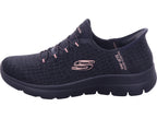 SKECHERS Damen Slipper  in schwarz