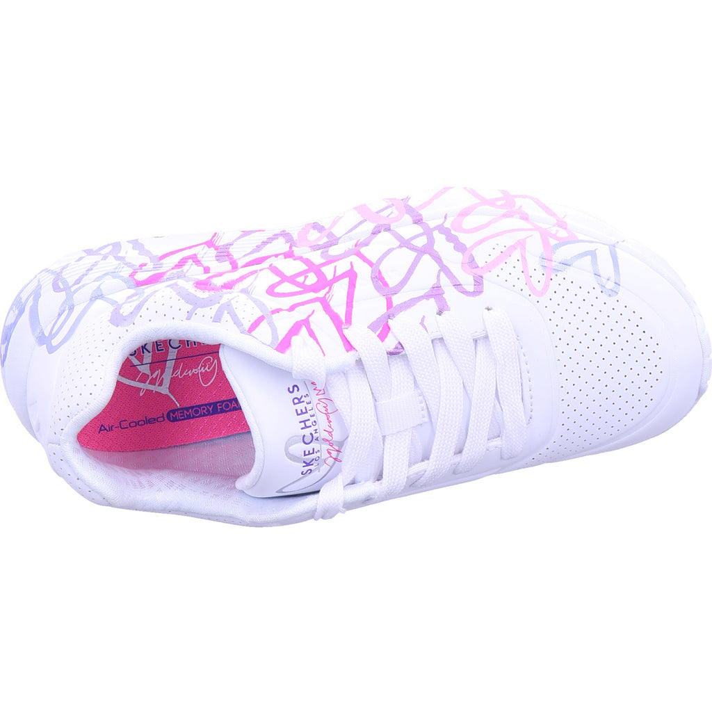 Dívčí tenisky SKECHERS v bílé barvě