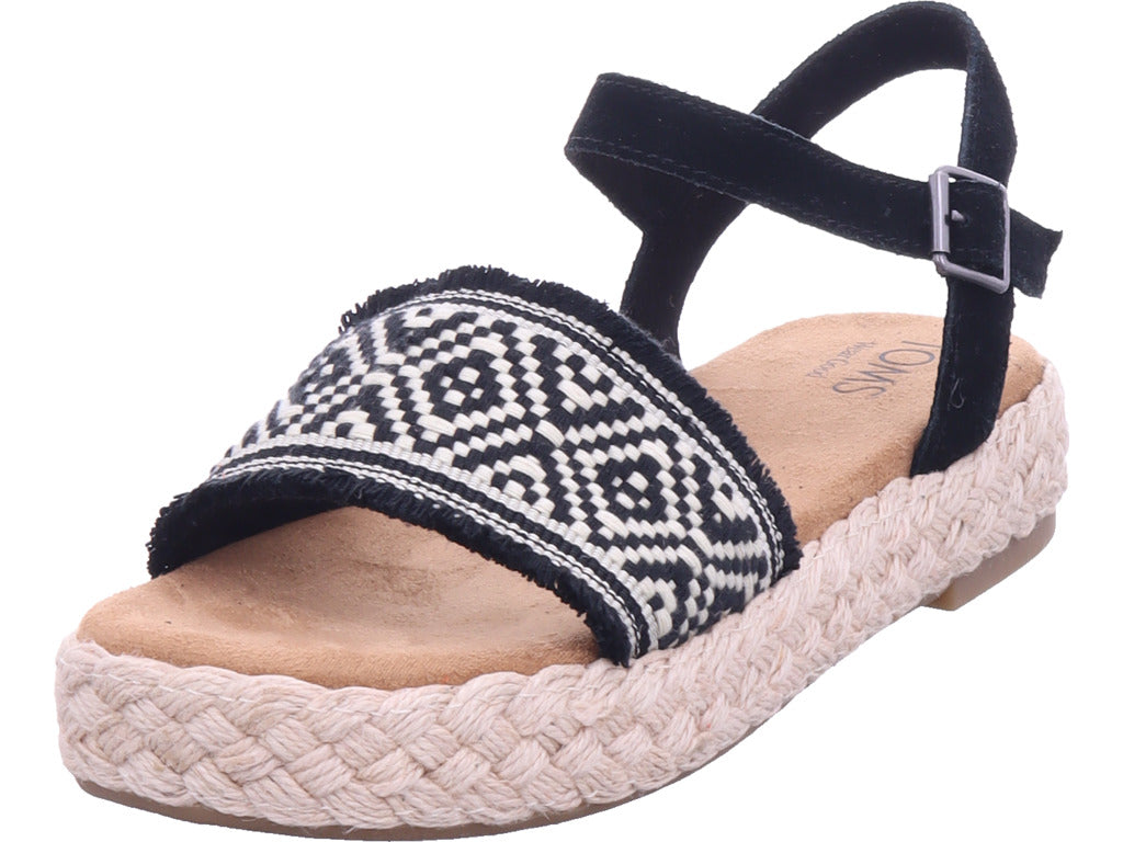 TOMS Damen Slipper Abby in schwarz