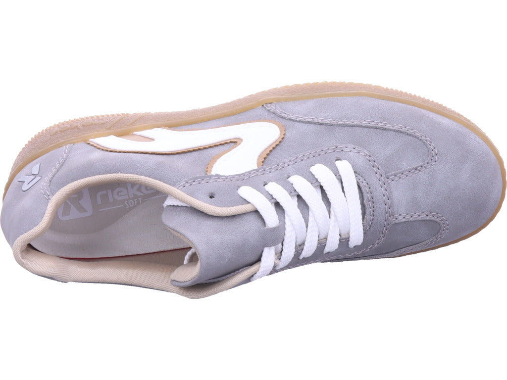 Rieker Damen Sneaker Fsk Damen Halbschuhe in grau