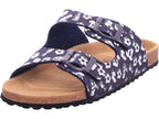 Indigo Jungen Pantolette Bio Kinder in blau