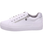 s.Oliver women's sneakers in white