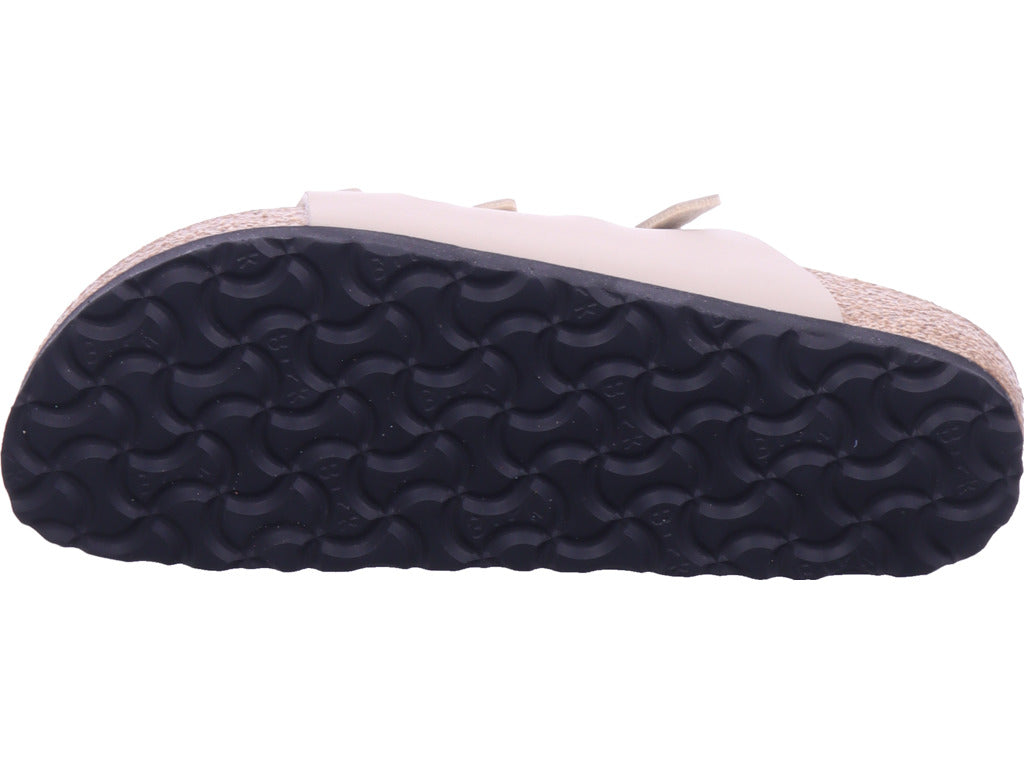 Birkenstock Damen Pantolette Florida Birko Flor in beige