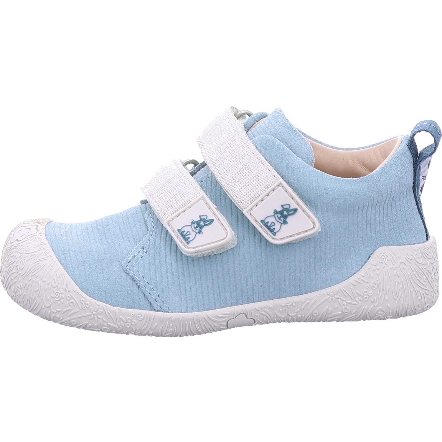 Affenzahn chlapecká polobotka Prewalker Leather Walky v modré barvě