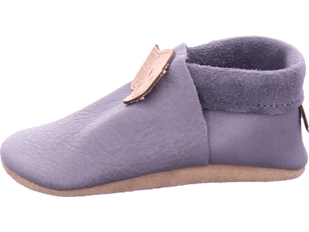 NENS Unisex - Baby Slipper Elefant Mausgrau in grau