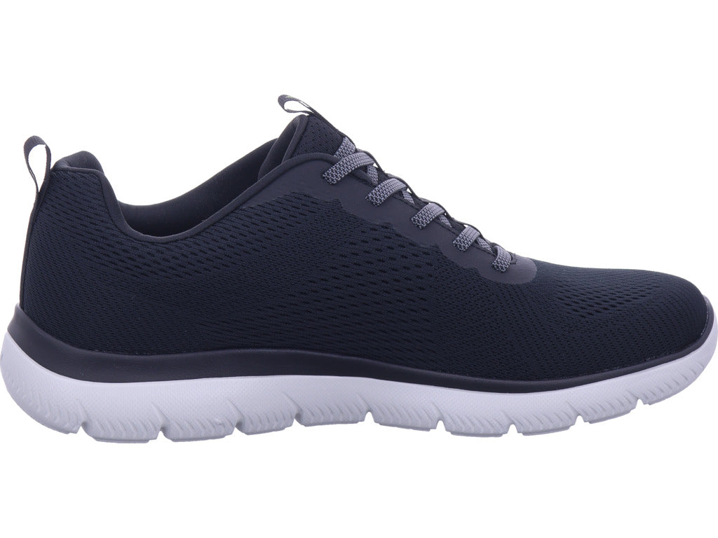 SKECHERS Men's Low-Top Shoe in Black