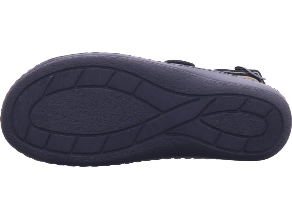 Portina Damen Sandale  in schwarz