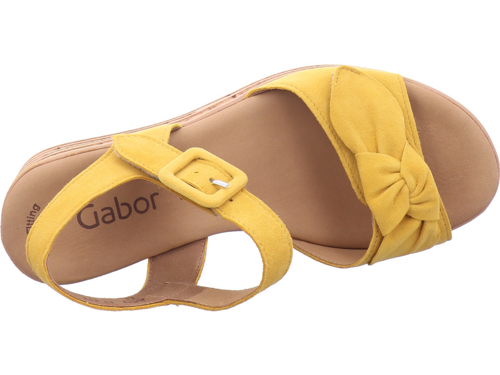 Gabor Damen Sandalette  in gelb