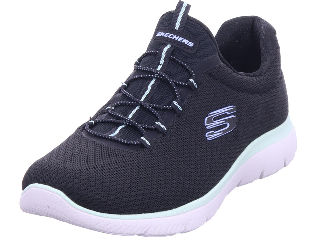 SKECHERS Damen Slipper  in schwarz