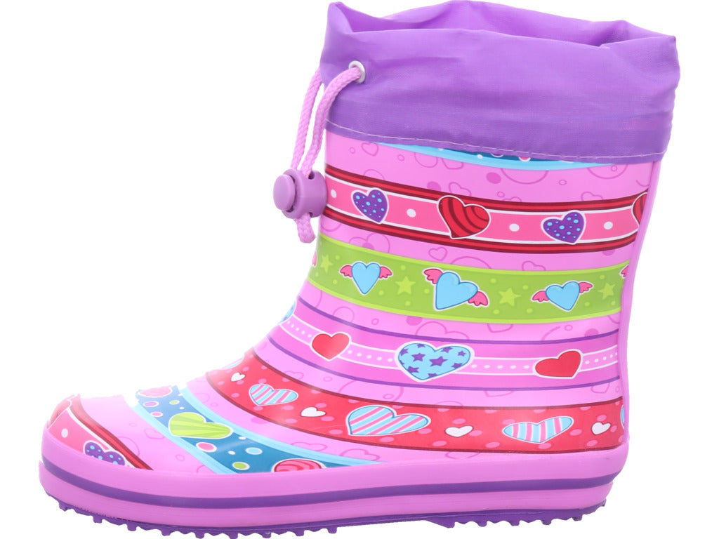 Beck Mädchen Gummistiefel Joy Multicolor in gelb
