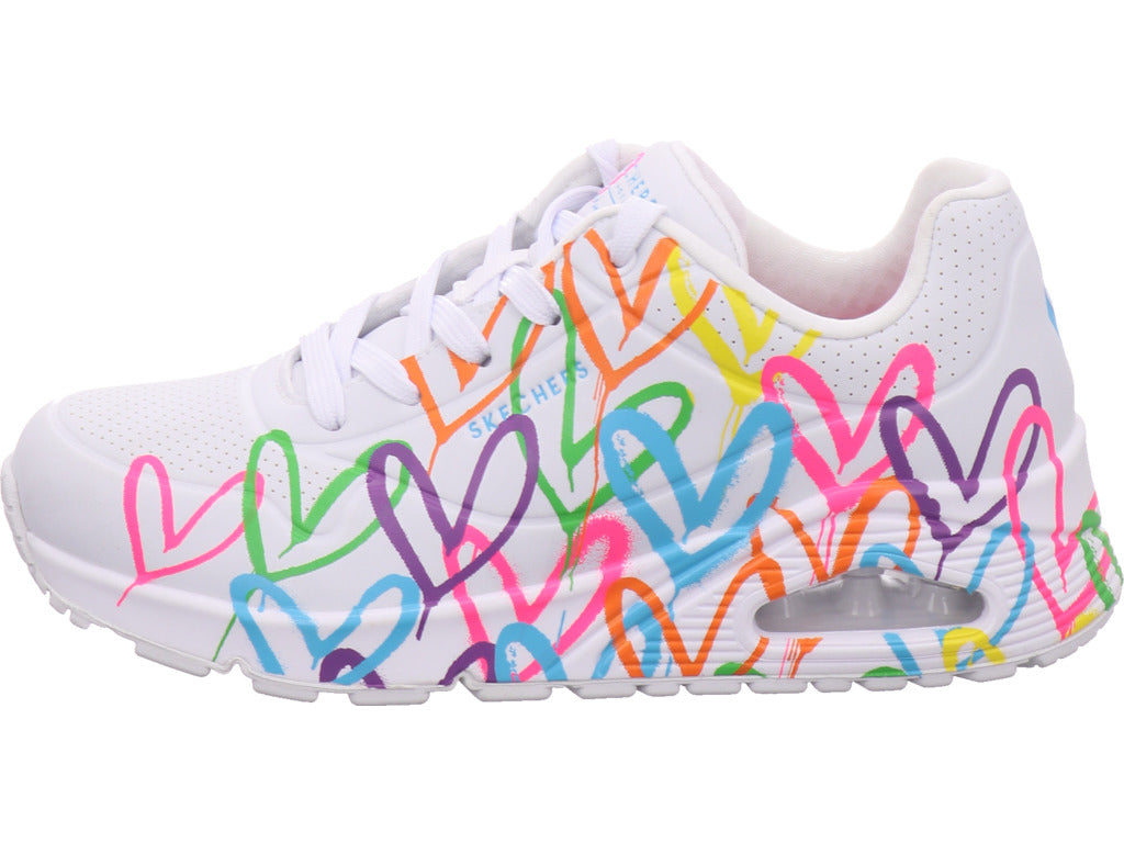 Dámské tenisky SKECHERS Uno Highlight Love v barvě frei