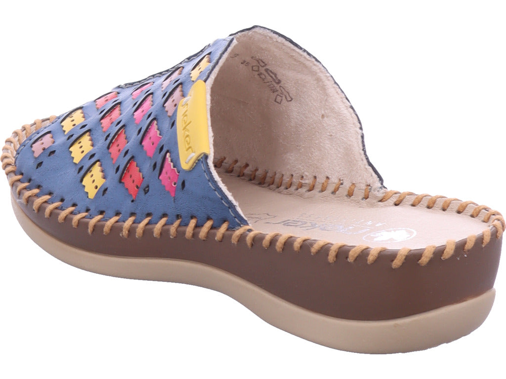 Rieker Damen Pantolette  in blau