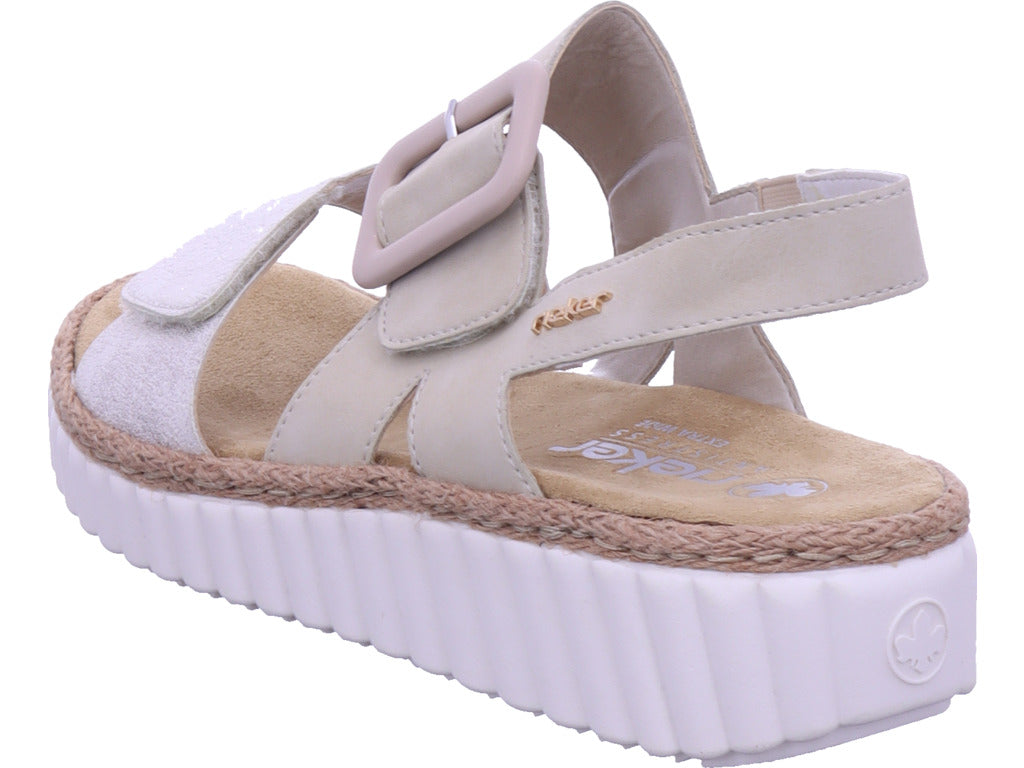 Rieker Women's Mule Fsk Women's Sandals in beige