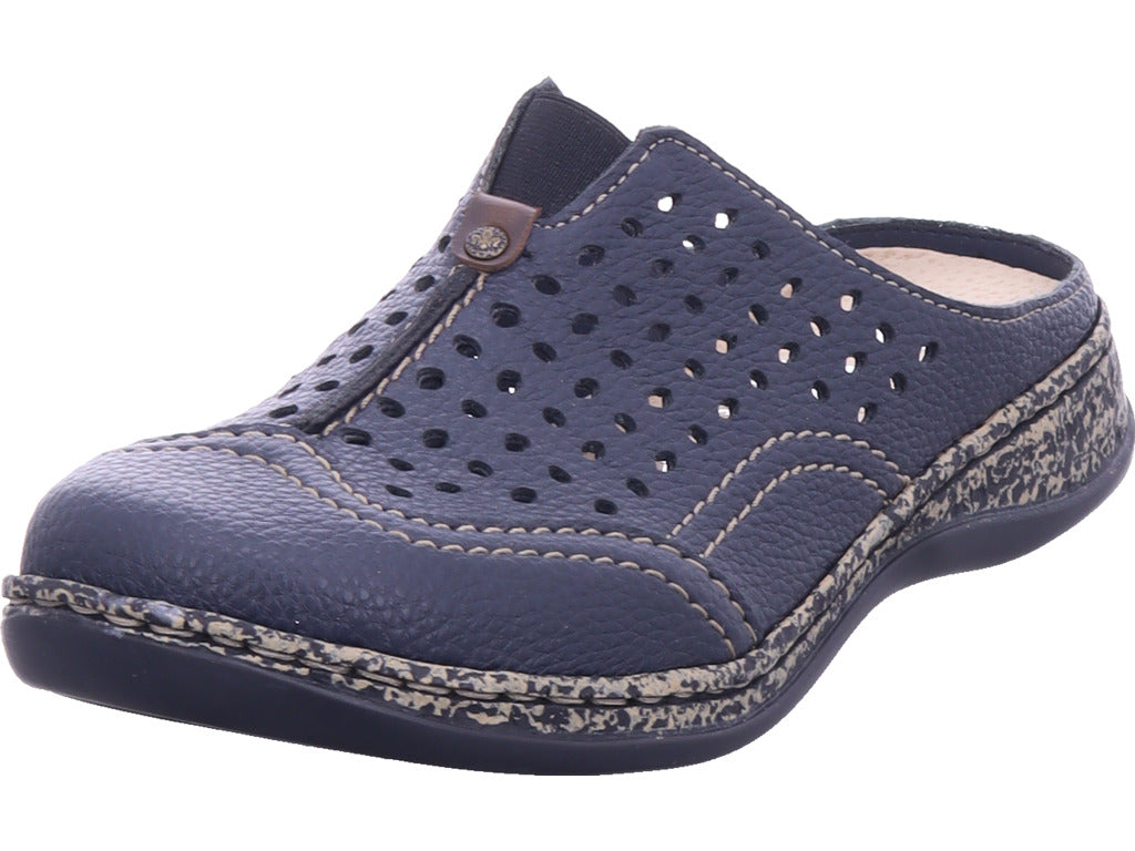 Rieker Women's Mule Fsk Women's Low Shoes in blue