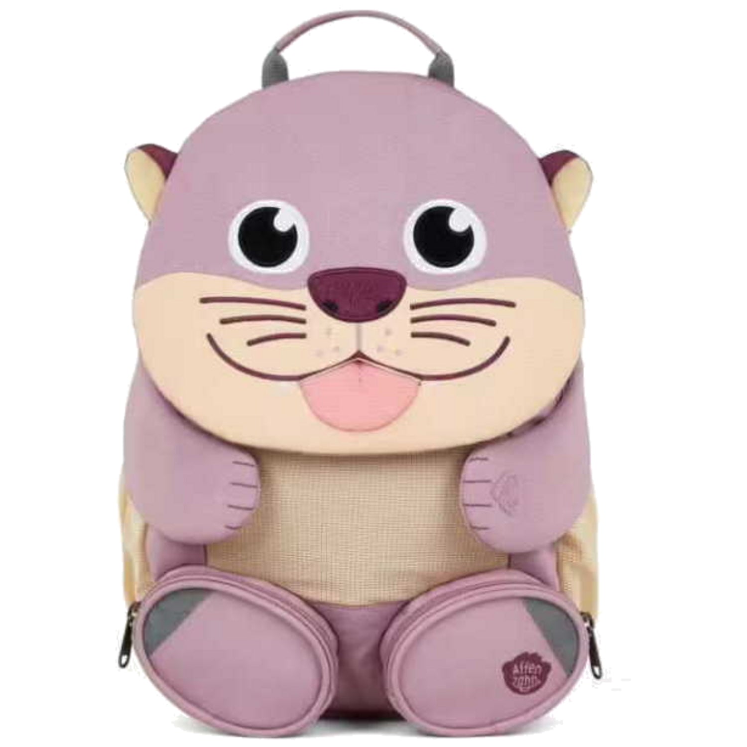 Affenzahn Unisex - Kinder Rucksack Kindergarten Backpack Otter in beige