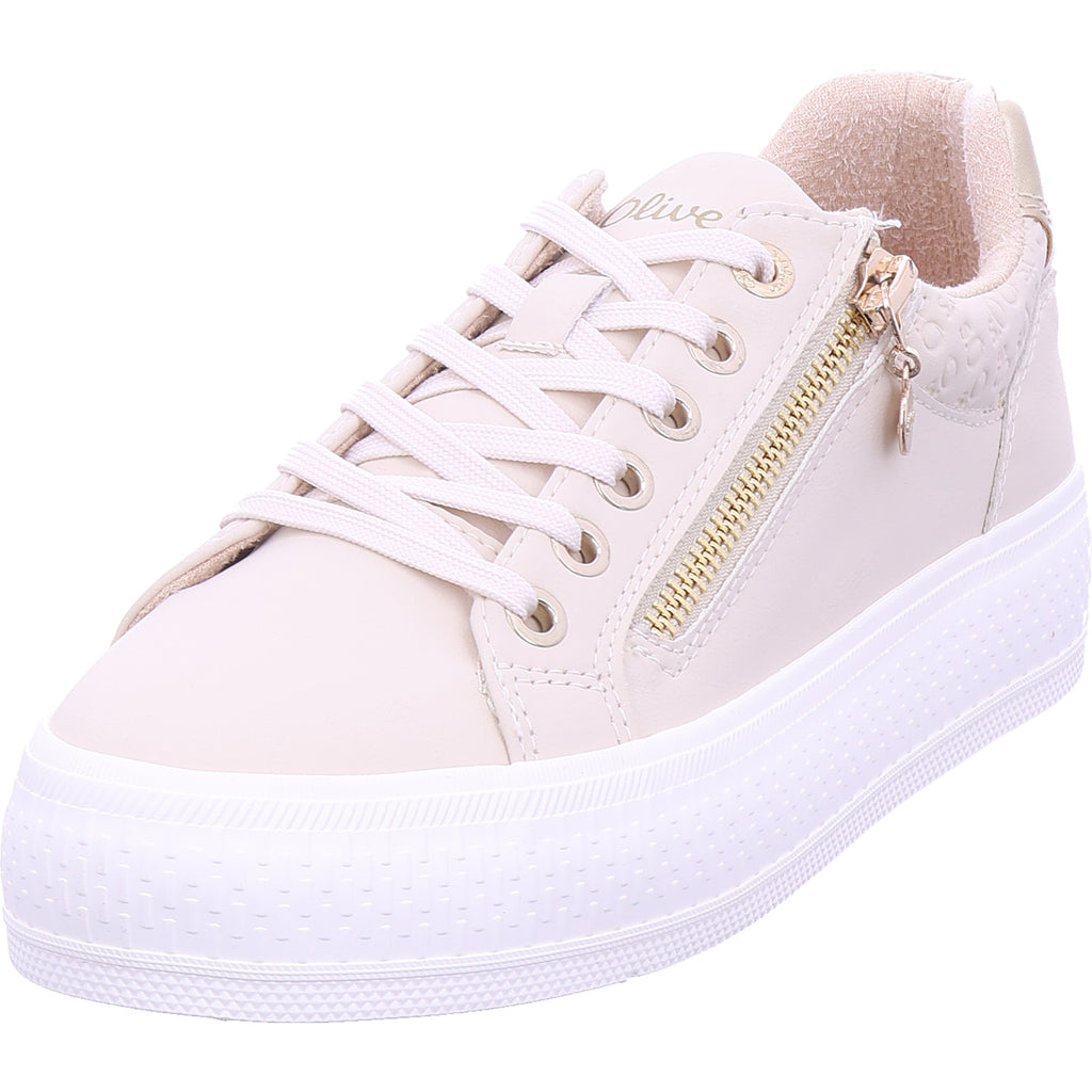s.Oliver Damen Sneaker  in beige