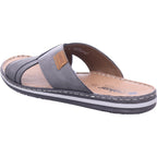 Rieker Men's Mule in Grey