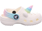 Crocs Unisex - Kinder Badeschuh Classic I Am Rainbow in weiß