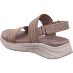 Dámské sandály SKECHERS Ultra Flex 3.0 ve světle hnědé barvě