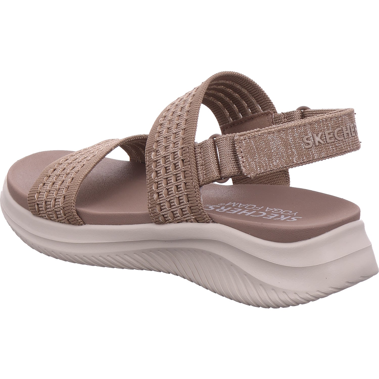 SKECHERS Women's Ultra Flex 3.0 Sandals in Light Brown