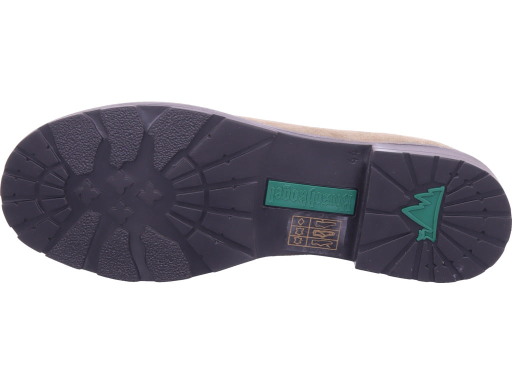 Esgano pánské polobotky Haferlschuhe v béžové barvě